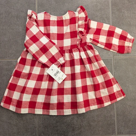 Rise Little Earthling Flannel Plaid Dress - Picture 3 of 6